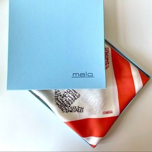 Malo Genuine Woman Silk Scarf